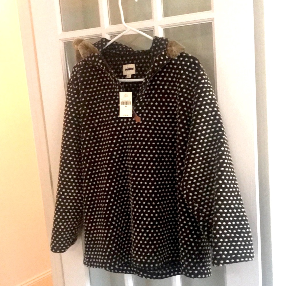 J jill faux fur lined hood sample ~ never worn!